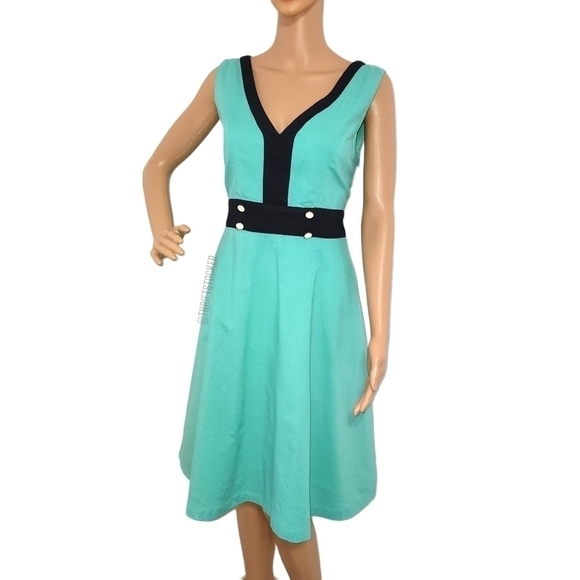 Modcloth retro dress size L - Picture 2 of 8